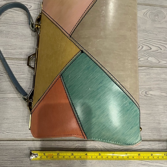 1960s Women's Pastel Color bloc Bag - Picture 14 of 15